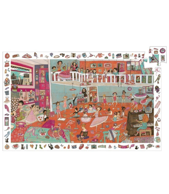 Djeco Observation Puzzle // Dans (100 Parça)