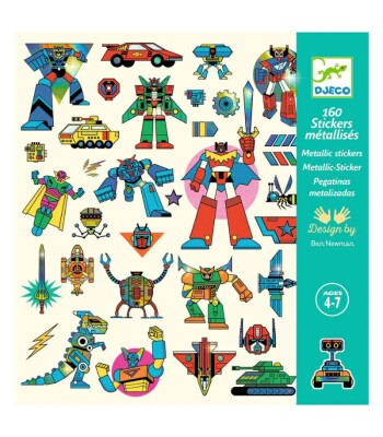 Djeco Çıkartmalar // Robotlar
