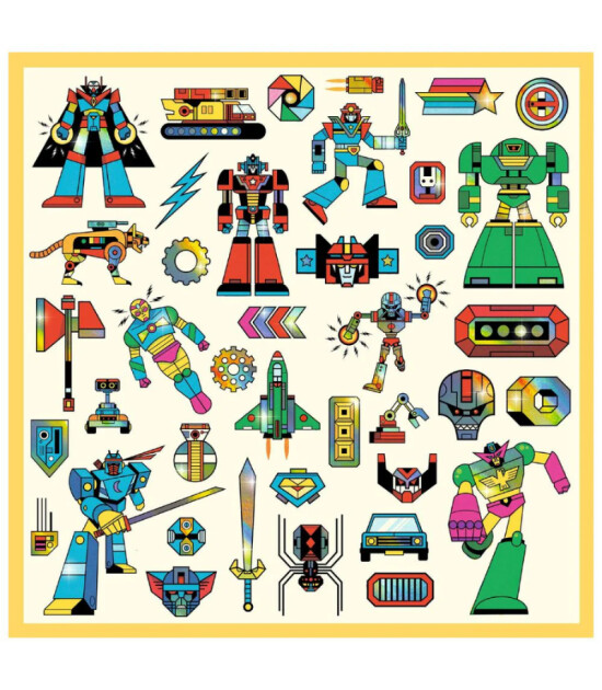 Djeco Çıkartmalar // Robotlar