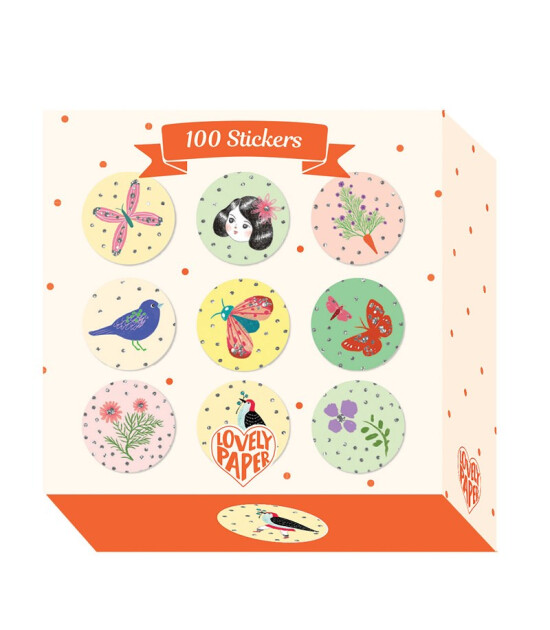 Djeco Simli Çıkartma Seti (100 Adet) // Chichi