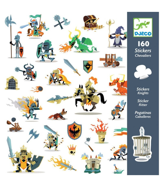 Djeco  Çıkartmalar / Knights