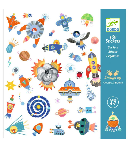 Djeco &Ccedil;ıkartmalar // Uzay