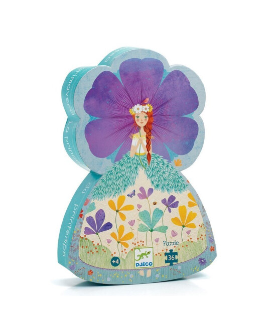 Djeco Puzzle // Silhouette The Princess Of Spring (36 Parça)