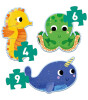 Djeco Dev Puzzle Set // Deniz Canlıları (4-6-9 Parça)