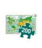 Djeco Puzzle // Around The World - Booklet (200 Parça)