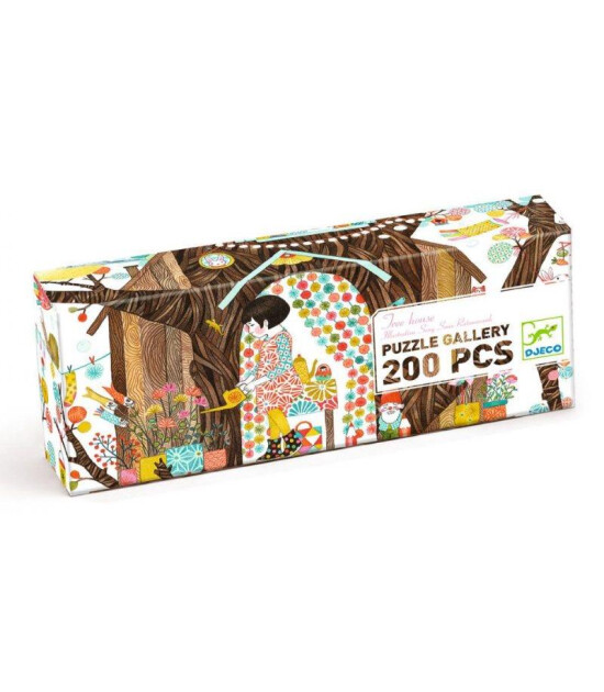 Djeco Panoramik Puzzle // Tree House (200 Parça)