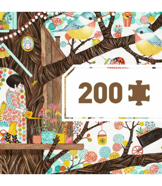 Djeco Panoramik Puzzle // Tree House (200 Parça)