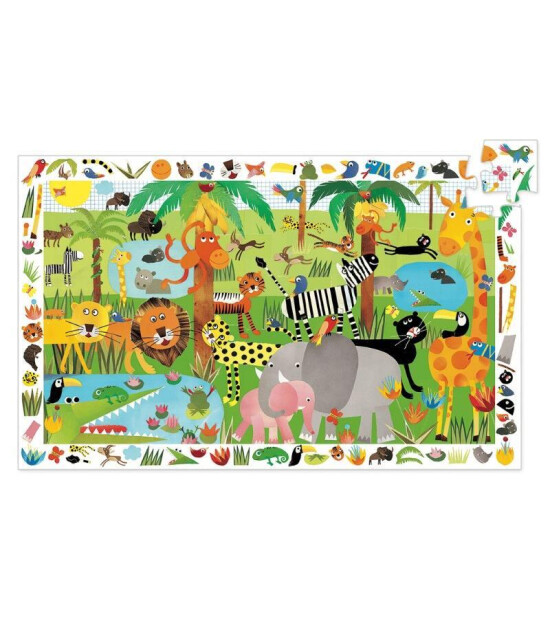 Djeco Observation Puzzle // Jungle (35 Parça)