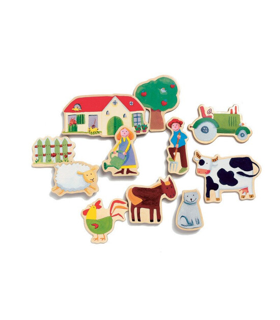 Djeco Wooden Farm Magnets