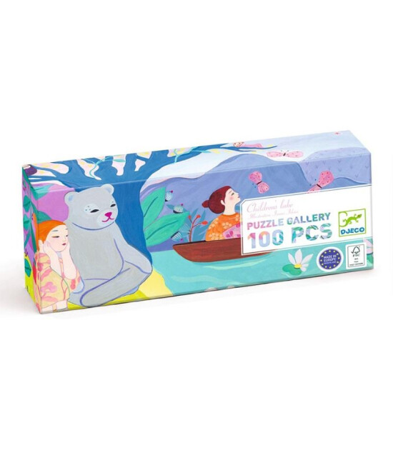 Djeco Panoramik Puzzle // Children's Lake (100 Parça)