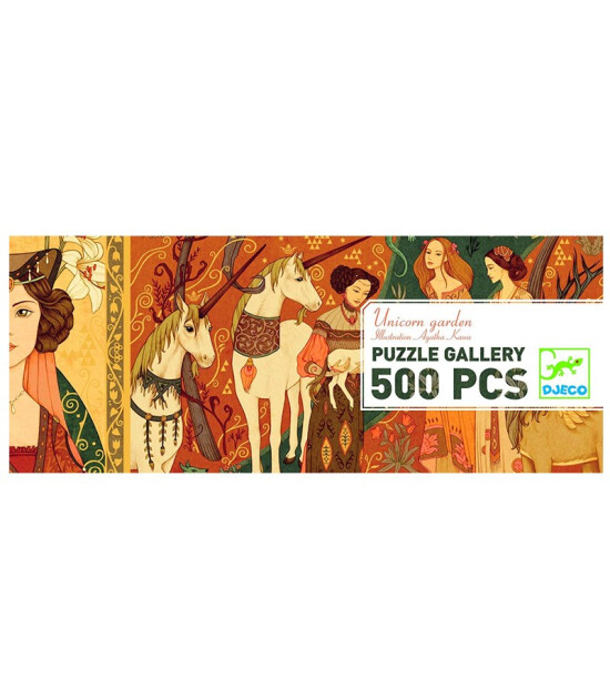 Djeco Puzzle Gallery // Unicorn Garden (500 Parça)