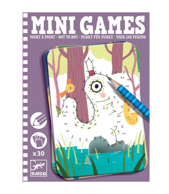 Djeco Mini Games Nokta Birleştirme // Dot To Dot by Athur