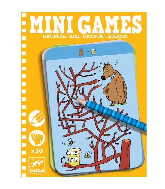 Djeco Mini Games Labirent Yolu Bul //  Mazes By Theseus