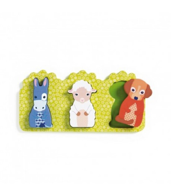 Djeco Ahşap Puzzle // Rosalie (3 Parça)