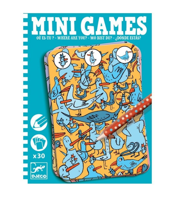 Djeco Mini Games Gizleneni Bul // Where Is Piou Piou!