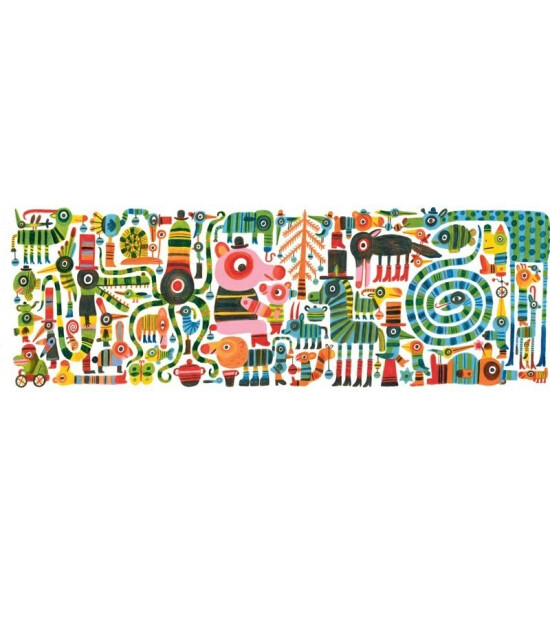 Djeco Puzzle Gallery // Zebrissimo (200 Parça)
