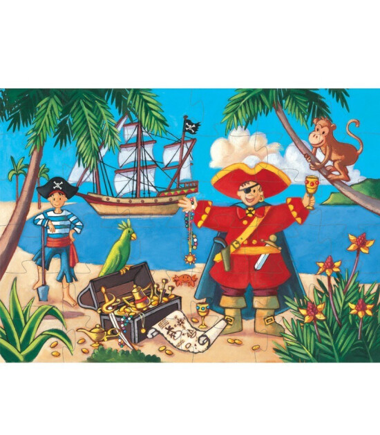 Djeco Puzzle // The Pirate And His Treasure (36 Parça)