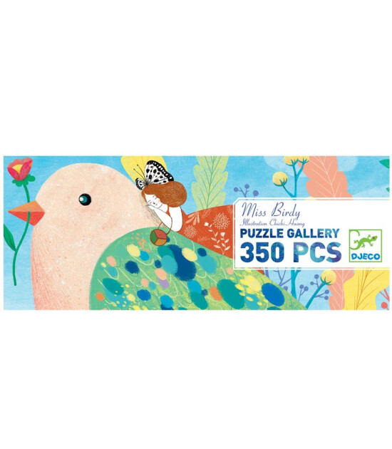 Djeco Puzzle Gallery // Miss Birdy (350 Parça)
