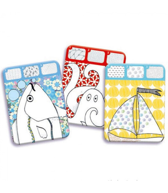 Djeco Mini Grafik Renklendir // Doodle Colouring Pictures