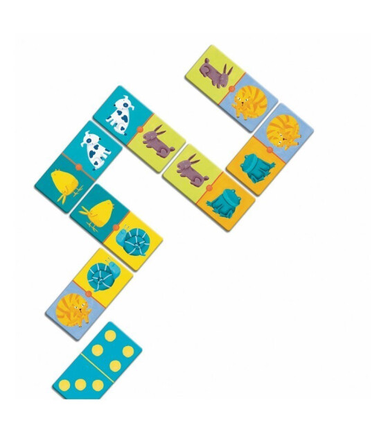 Djeco Domino // Colour Animals