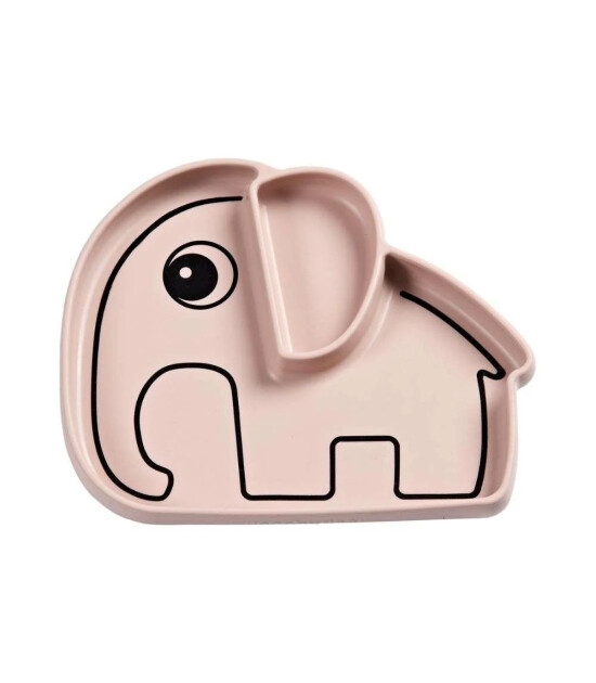 Done by Deer Vakumlu B&ouml;lmeli Silikon Tabak // Elphee - Pembe