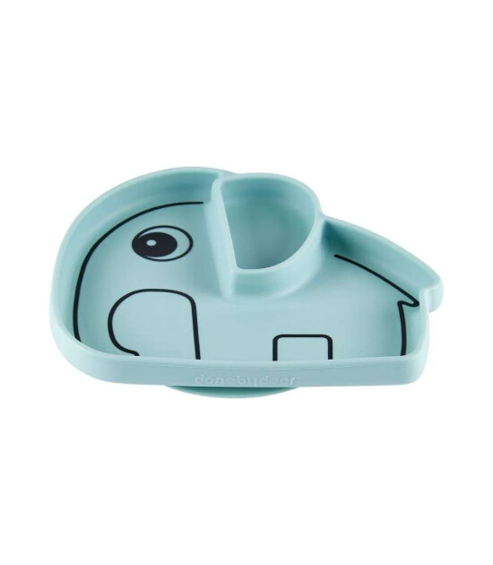 Done by Deer Vakumlu B&ouml;lmeli Silikon Tabak // Elphee - Mavi