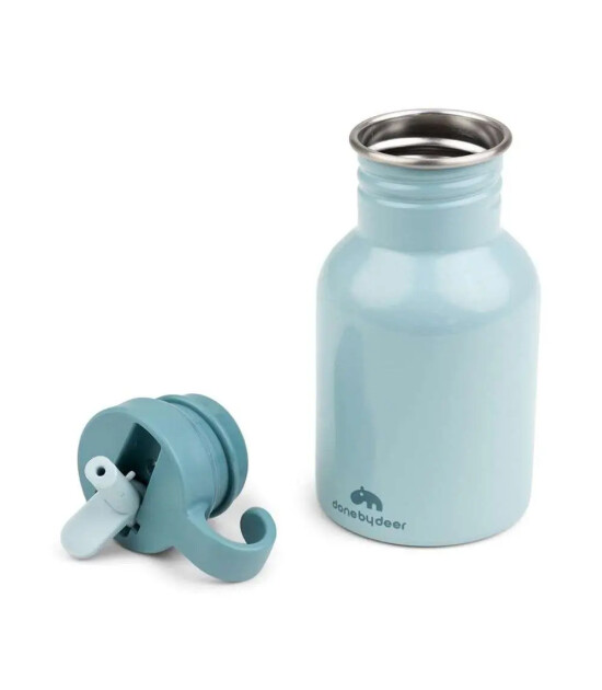 Done By Deer - Elphee - Paslanmaz &Ccedil;elik Suluk ve Matara - Mavi - 350 ml