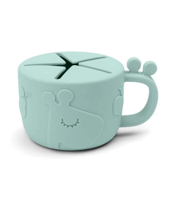 Done by Deer D&ouml;k&uuml;lmeyen Silikon Atıştırma Kabı // Raffi - Yeşil