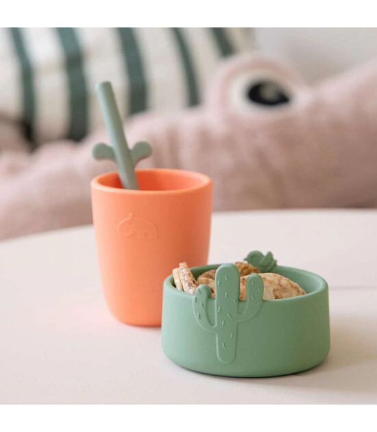 Done by Deer Silikon Kase Set (2 Adet) // Lalee - Bej & Yeşil