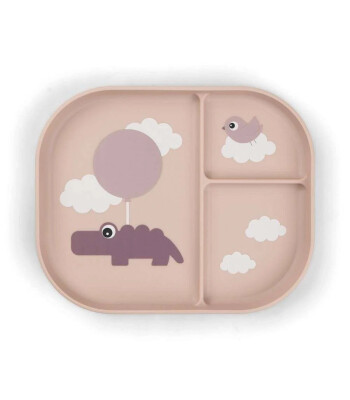 Done by Deer Kaymaz Bölmeli Tabak // Happy Clouds - Pembe