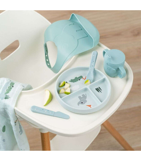 Done by Deer &Ccedil;atal Kaşık Bı&ccedil;ak Seti // Happy Dots - Mavi