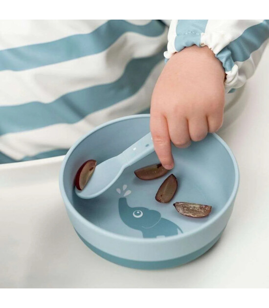 Done by Deer &Ccedil;atal Kaşık Bı&ccedil;ak Seti // Happy Dots - Mavi