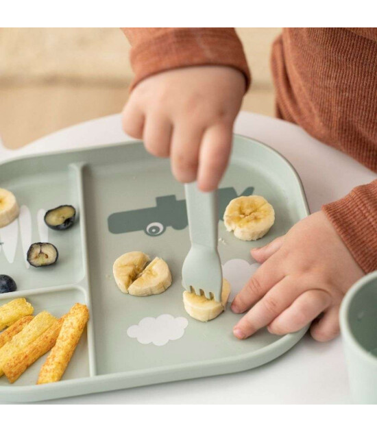 Done by Deer &Ccedil;atal Kaşık Bı&ccedil;ak Seti // Happy Dots - Yeşil