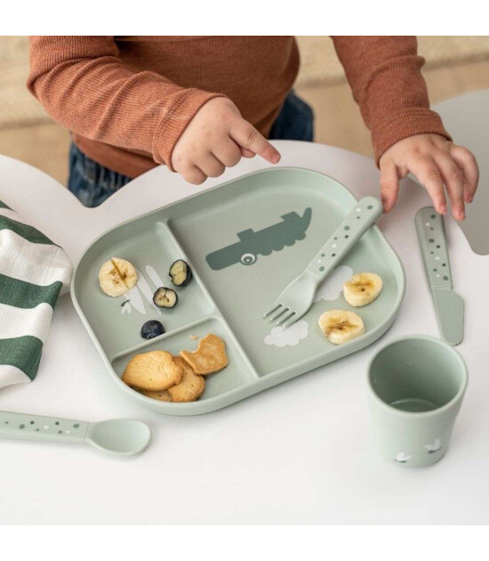 Done by Deer &Ccedil;atal Kaşık Bı&ccedil;ak Seti // Happy Dots - Yeşil