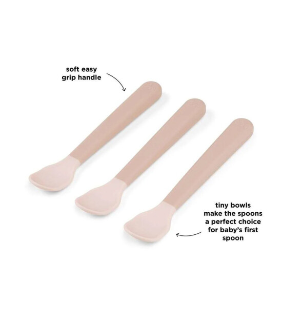 Done by Deer Foodie Mama Kaşık Seti (3 Adet) // Pembe