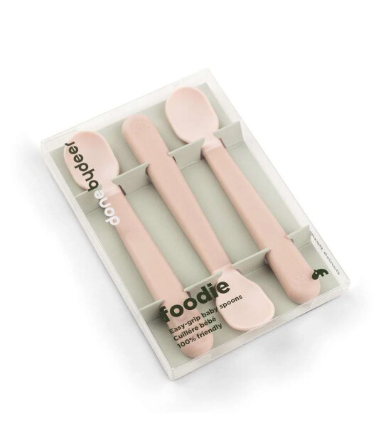 Done by Deer Foodie Mama Kaşık Seti (3 Adet) // Pembe