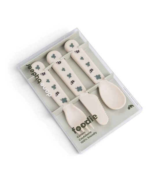 Done by Deer &Ccedil;atal Kaşık Bı&ccedil;ak Seti // Tiny Farm - Bej