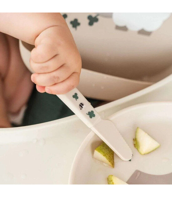 Done by Deer &Ccedil;atal Kaşık Bı&ccedil;ak Seti // Tiny Farm - Bej