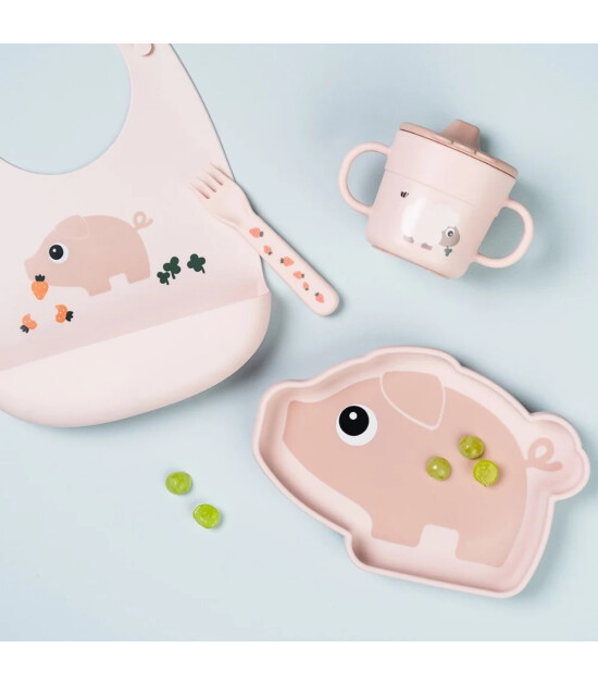 Done By Deer - Tiny Farm - Silikon Mama &Ouml;nl&uuml;ğ&uuml; - Pembe