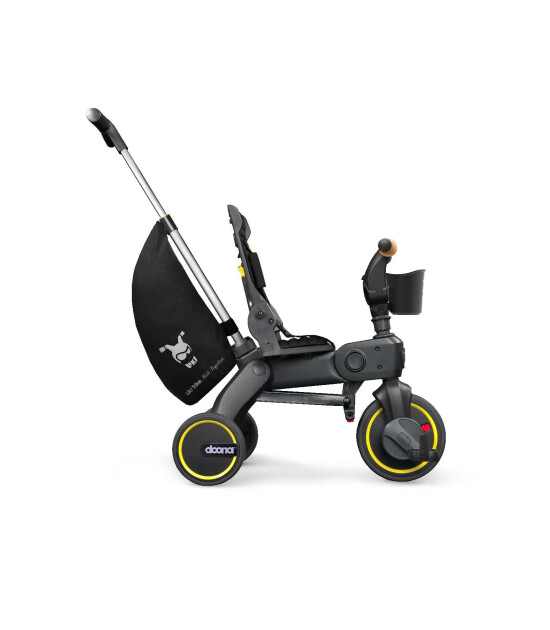 Doona Liki Trike Tek Parça Katlanır 3 Tekerlekli Bebek Bisikleti S5 // Nitro Black