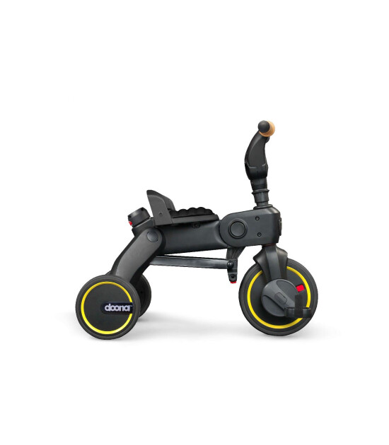 Doona Liki Trike Tek Parça Katlanır 3 Tekerlekli Bebek Bisikleti S5 // Nitro Black