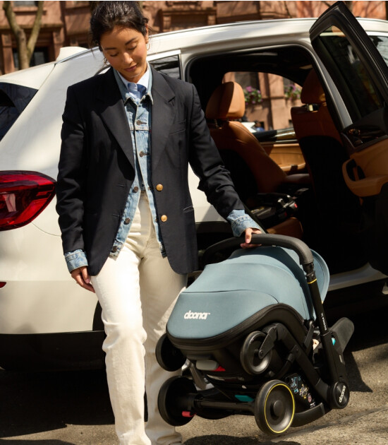Doona X Bebek Arabasına Dönüşen Tekerlekli Ana Kucağı & Oto Koltuğu // Dusty Sage