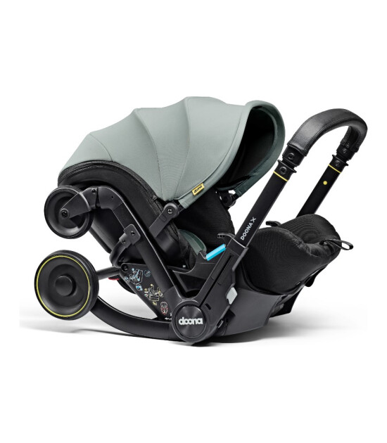 Doona X Bebek Arabasına Dönüşen Tekerlekli Ana Kucağı & Oto Koltuğu // Dusty Sage