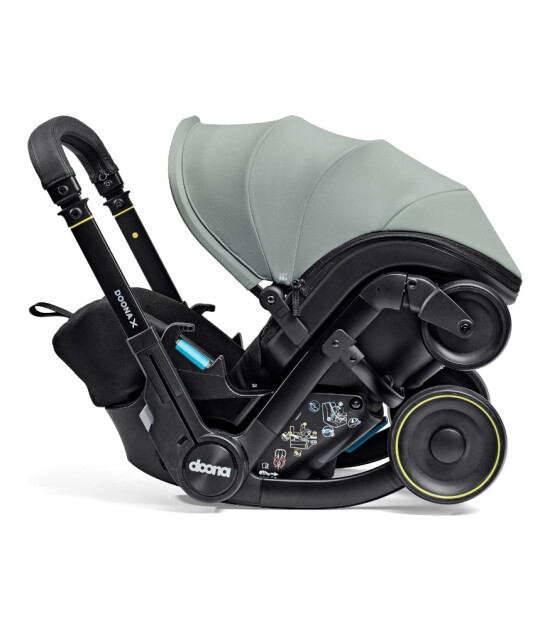 Doona X Bebek Arabasına Dönüşen Tekerlekli Ana Kucağı & Oto Koltuğu // Dusty Sage