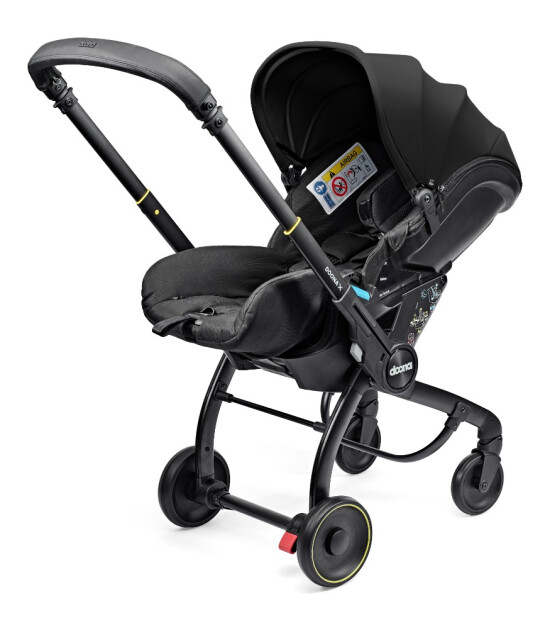 Doona X Bebek Arabasına Dönüşen Tekerlekli Ana Kucağı & Oto Koltuğu // Nitro Black