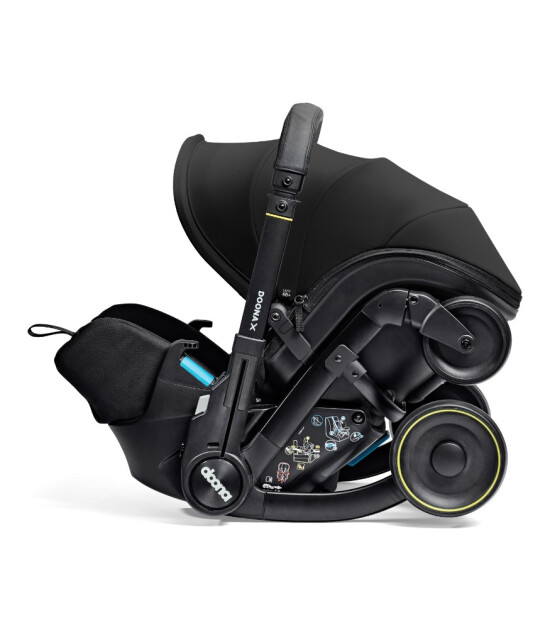 Doona X Bebek Arabasına Dönüşen Tekerlekli Ana Kucağı & Oto Koltuğu // Nitro Black