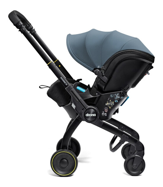 Doona X Bebek Arabasına Dönüşen Tekerlekli Ana Kucağı & Oto Koltuğu // Ocean Blue