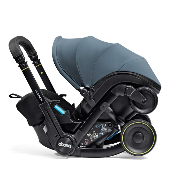 Doona X Bebek Arabasına Dönüşen Tekerlekli Ana Kucağı & Oto Koltuğu // Ocean Blue