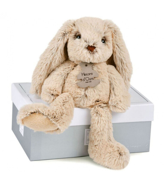Doudou Peluş Bej Tavşan