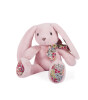 Doudou Peluş Çiçekli Tavşan